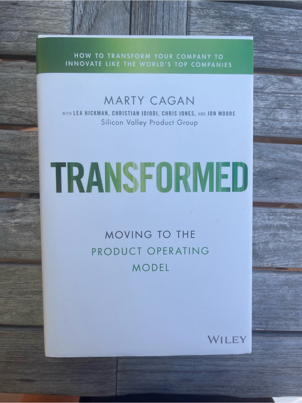 Transformed (Green/White) by Marty Cagan - Hardcover